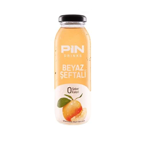 PİN İÇECEK BEYAZ ŞEFTALİ 250 ML CAM