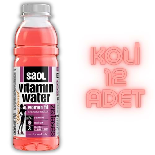 SAOL VİTAMİN WATER WOMEN POWER Karışık Meyve 500 ML