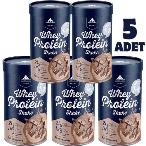 Multipower Whey Protein Shake 420 Gr x 5 Adet Çikolata