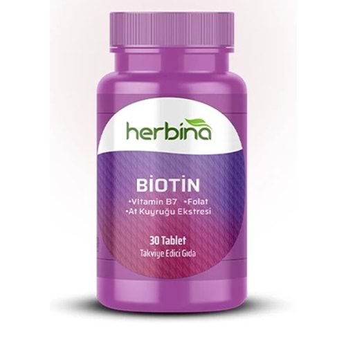 HERBİNA Biotin 30 Tablet
