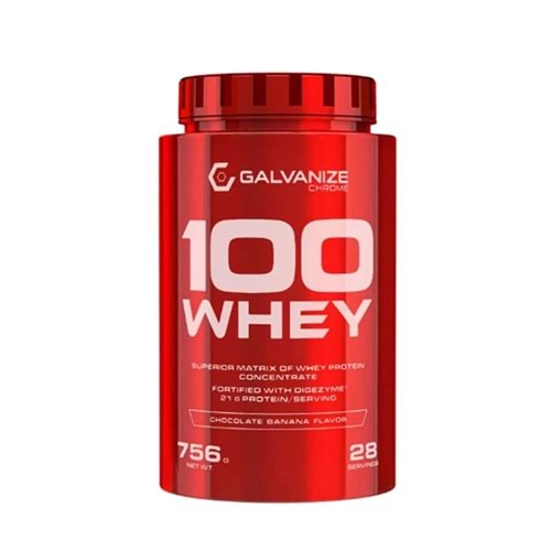 Galvanize Nutrition 100 Whey Protein 756 G Çikolata Muz