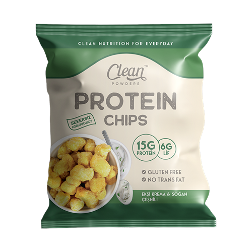 Clean Powders Protein Chips 50G Ekşi Krema ve Soğan
