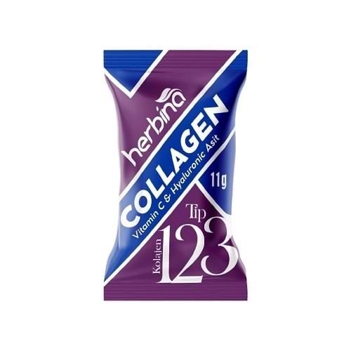 HERBİNA Tip 1-2-3 collagen Karışımı Kivi Aromalı 1 Adet