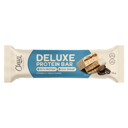 Clean Powders Deluxe Protein Bar 55 G x 1 ADET Beyaz Çikolata Kurabiye