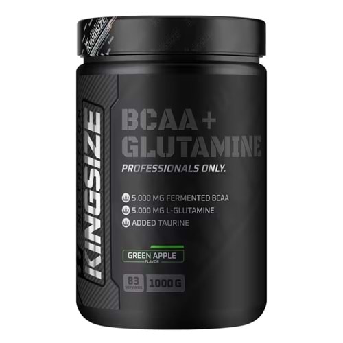 Kingsize Nutrition BCAA + Glutamine Powder Y.Elma 1000 G