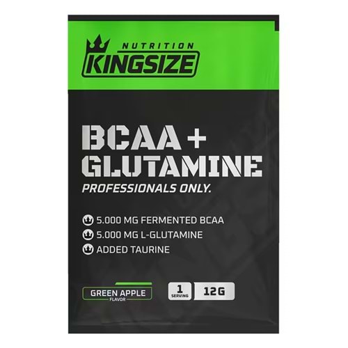 Kingsize Nutrition BCAA + Glutamine Powder Y.Elma 12 G