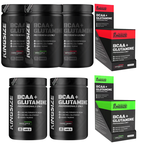 Kingsize Nutrition BCAA + Glutamine Powder