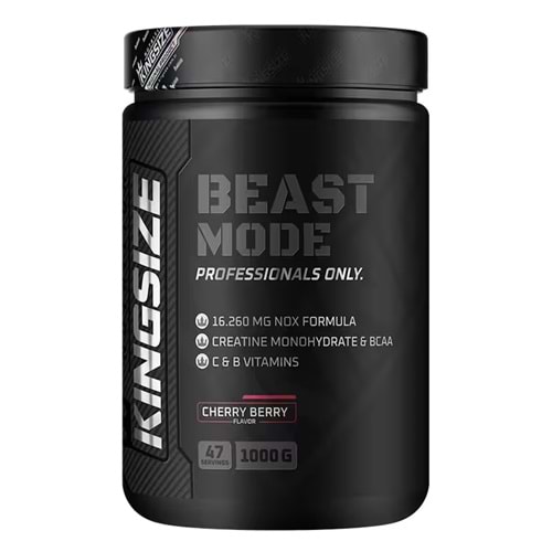 Kingsize Nutrition Beast Mode Kırmızı Meyveler 1000 G