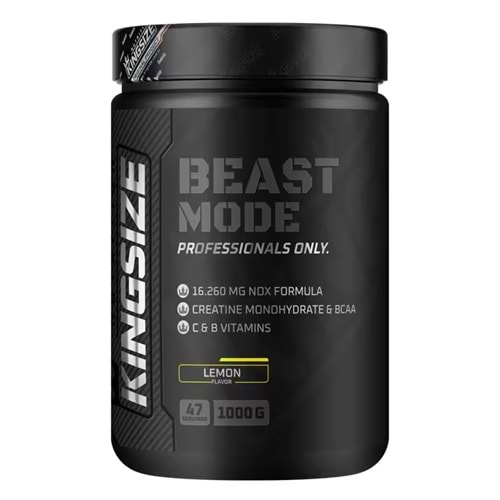 Kingsize Nutrition Beast Mode Limon 1000 G