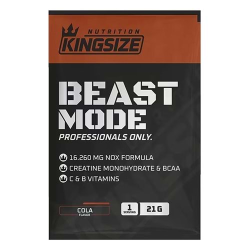 Kingsize Nutrition Beast Mode Kola 21 G