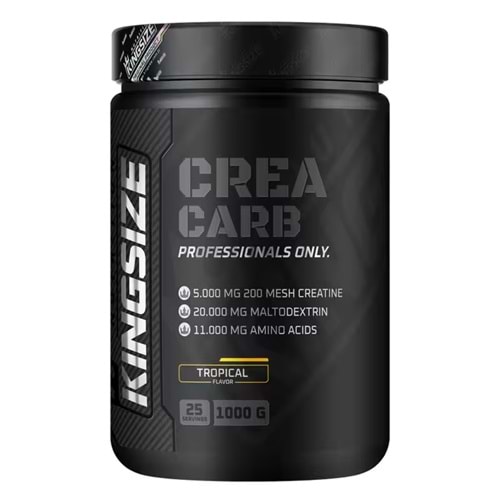 Kingsize Nutrition Crea Carb Tropikal Meyve 1000 G