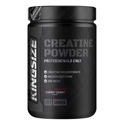 Kingsize Nutrition Creatine Powder Kırmızı Meyveler 1000 G