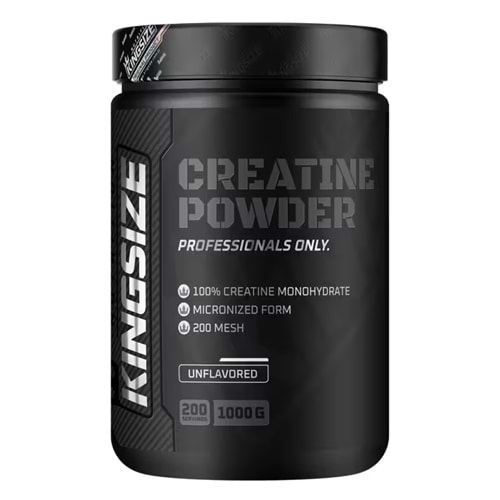 Kingsize Nutrition Creatine Powder Aromasız 1000 G