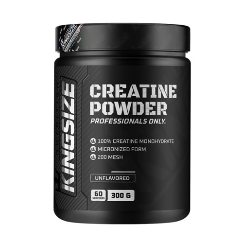 Kingsize Nutrition Creatine Powder Aromasız 300 G