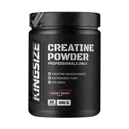 Kingsize Nutrition Creatine Powder Kırmızı Meyveler 390 G