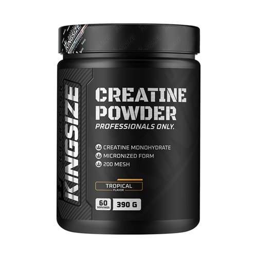 Kingsize Nutrition Creatine Powder Tropikal Meyve 390 G