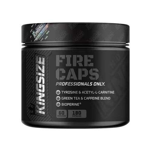 Kingsize Nutrition Fire Caps 180 Kapsül
