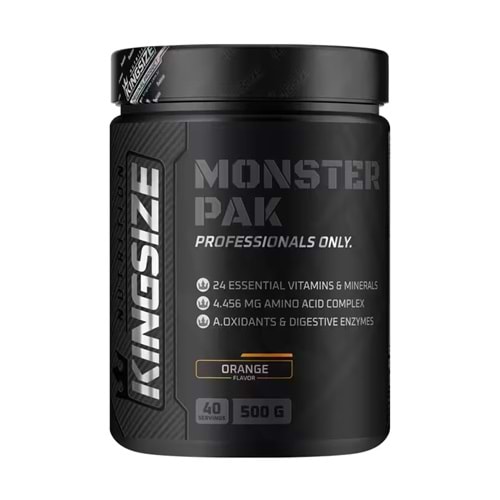 Kingsize Nutrition Monster Pak Portakal 500 G