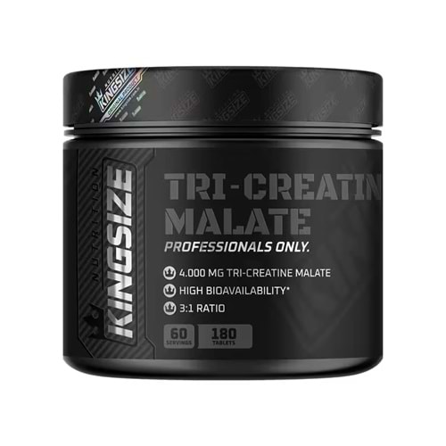 Kingsize Nutrition Tri-Creatine Malate 180 Tablet