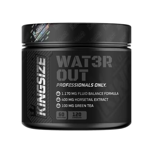 Kingsize Nutrition Wat3r-Out 120 Kapsül