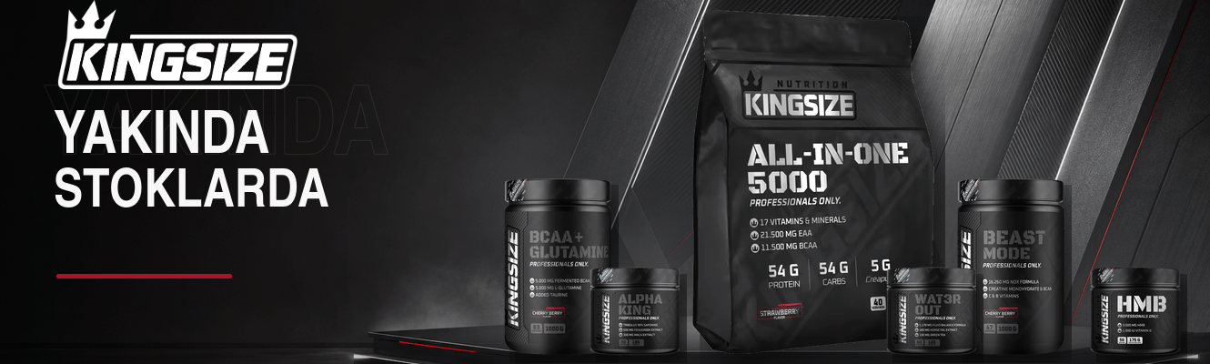 Kingsize Nutrition sporcu besinleri yakında stoklarda