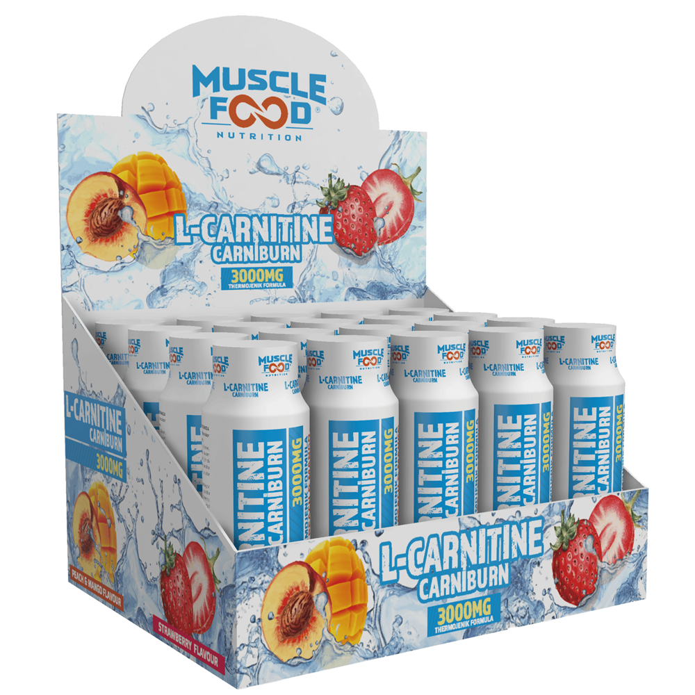 Muscle Food L-carnitine Carniburn 100 ML 20 Adet Şeftali Mango ve Çilek