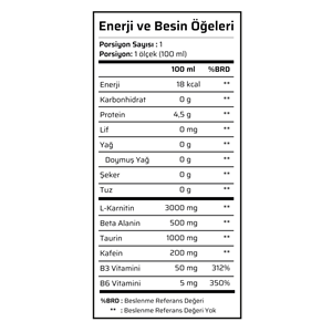 Muscle Food L-carnitine Carniburn 100 ML 1 Adet Şeftali Mango