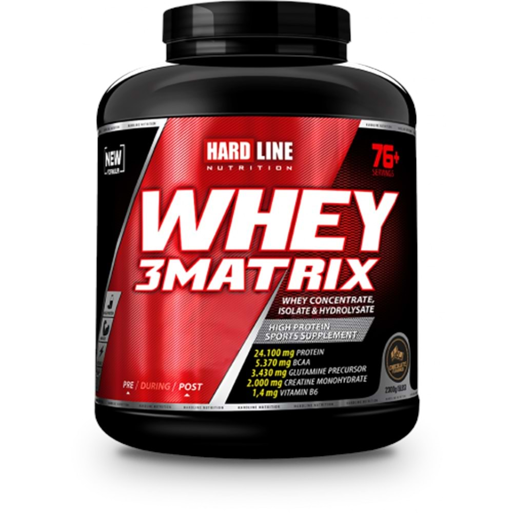 HardLine Whey3Matrix 2300 Gr Çikolata