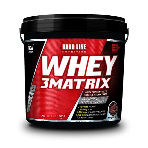 HardLine Whey3Matrix 4000 Gr Çilek