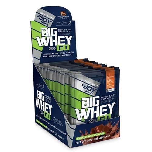 Bigjoy Bigwhey Classic GO! 15 Saşe Çikolata