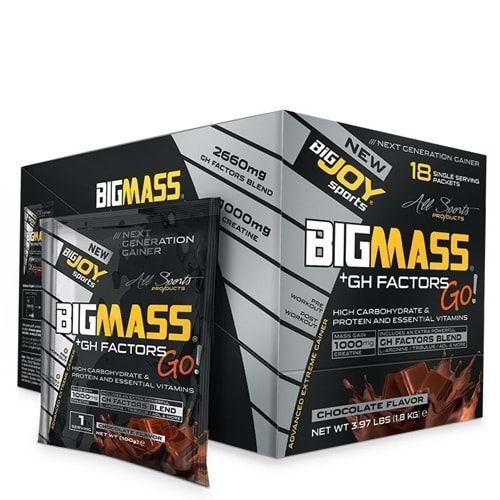 Bigjoy Bigmass Gainer + Gh Factors GO! 18 Saşe Çikolata