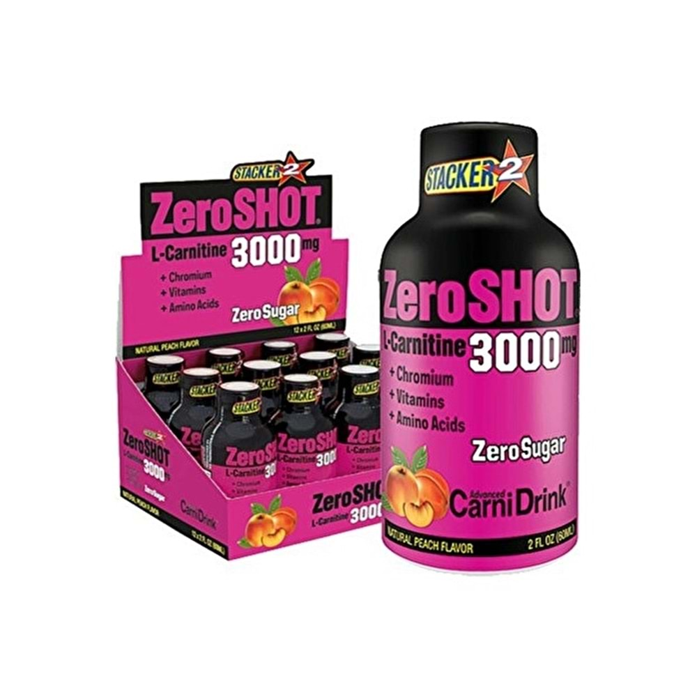 Zero Shot L-carnatine 12 Shot Şeftali