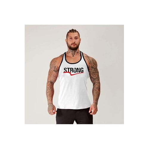 Muscle Station Antrenman Atleti BEYAZ STRONG - XL