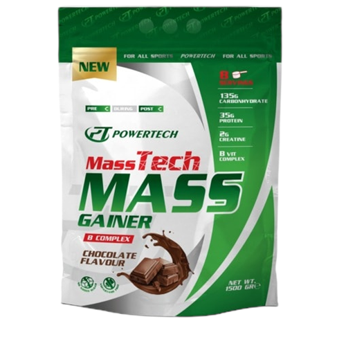 Powertech MassTech Mass Gainer 1500 Gr 8 Servis Çikolata Aromalı