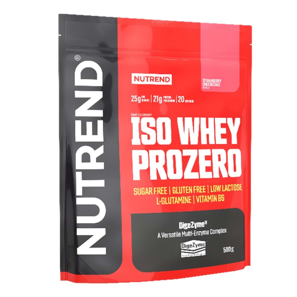 Nutrend İsolate Whey ProZero 500 Gr Çilek Cheesekek