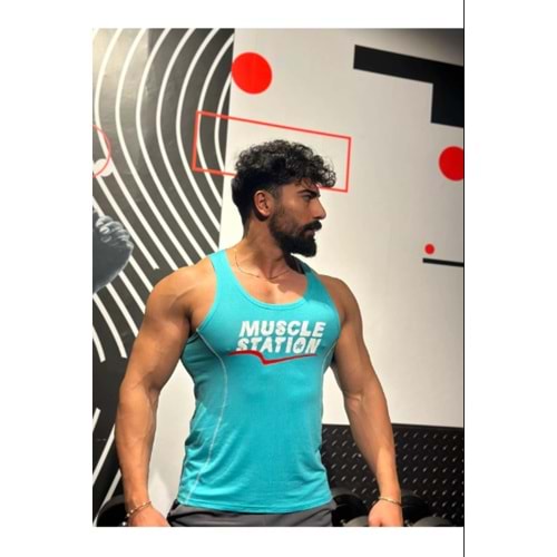 Muscle Station Slim North Antrenman Atlet - YEŞİL - XL