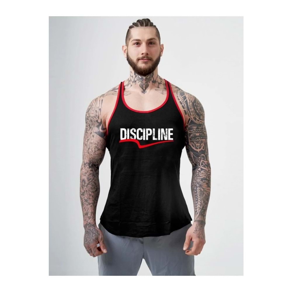 Muscle Station Antrenman Atlet SİYAH DISCIPLINE - XL