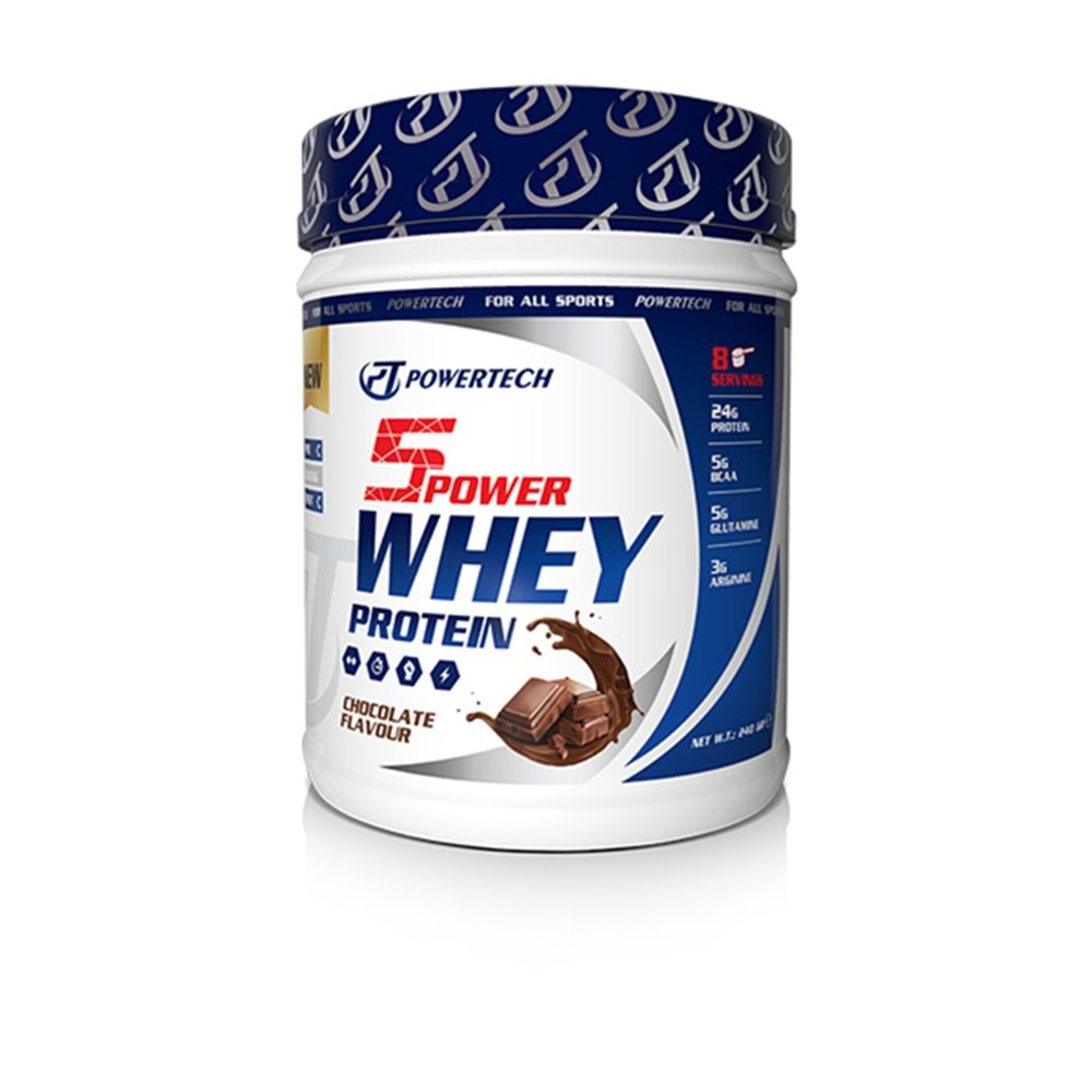 PowerTech 5Power Whey Protein 240 Gr 8 Servis - ÇİKOLATA