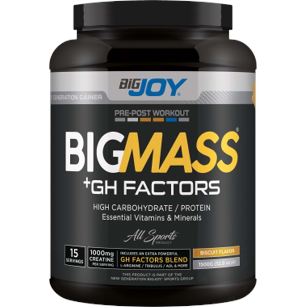 Bigjoy BigMass + Gh Factors 1500 Kg Bisküvi