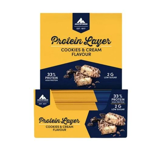 Multipower Protein Layer 18 x 50g Cookies&Cream