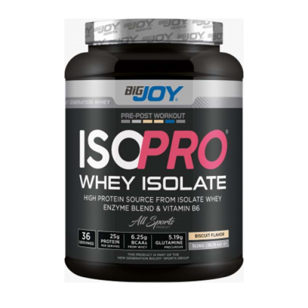 Bigjoy İSOPRO Whey İSOLATE 1098Gr Bisküvi