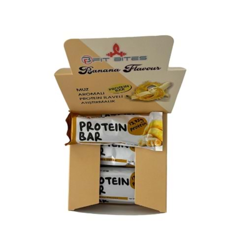 Fit Bites Protein Bar Muz 12Adx50Gr