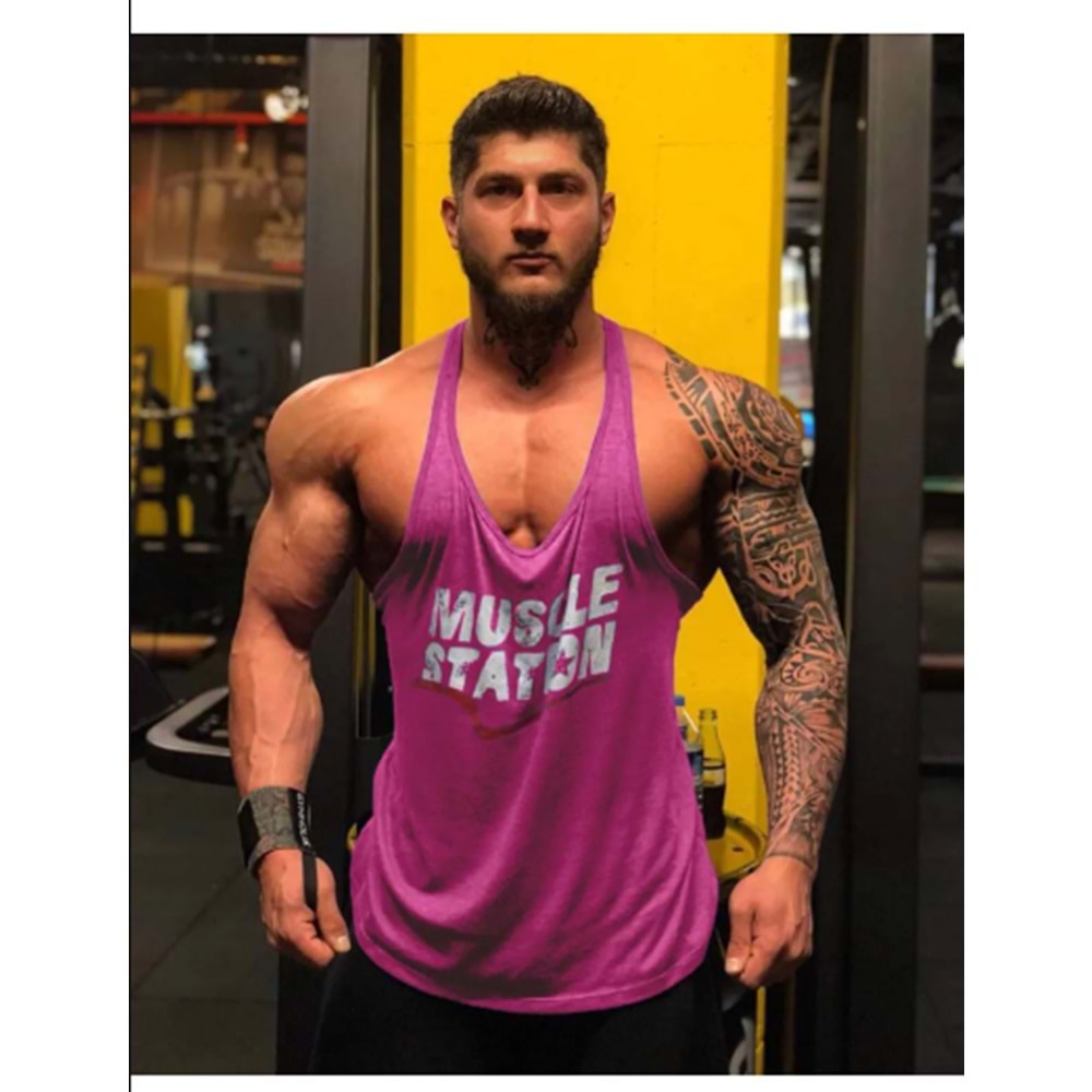Muscle Station Gymbro Atlet - LİLA - M