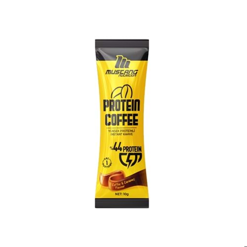 Mustang Protein Coffe 10 Gr Saşe 1 Adet Coffe & Caramel