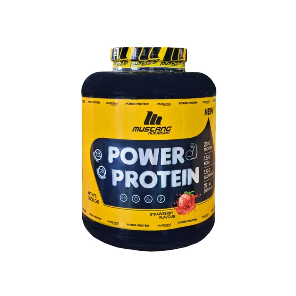 Mustang Power Proteın 3000 Gr Çilek