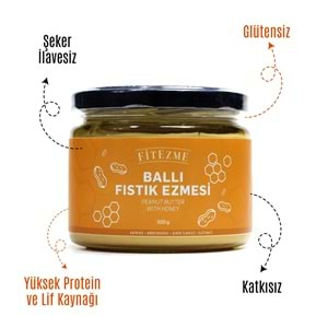 FİTEZME Ballı Fıstık Ezmesi 300g