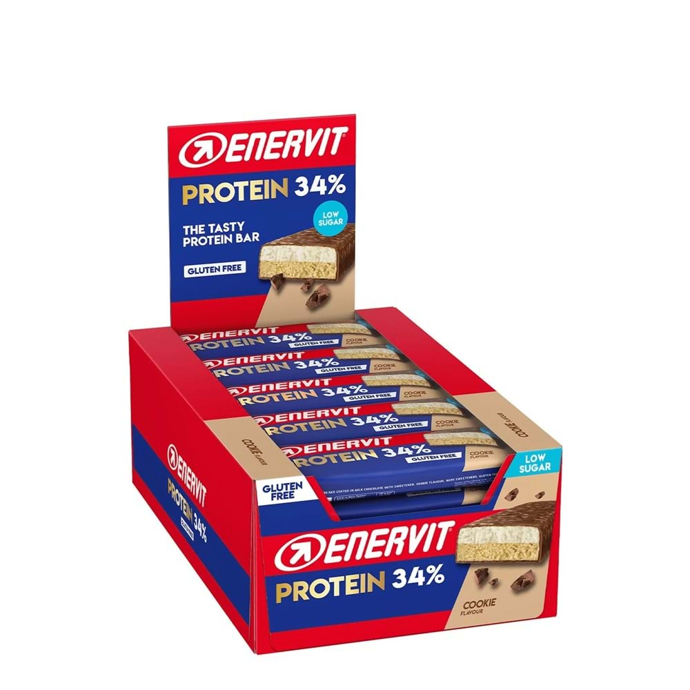 ENERVİT Protein bar %34 25 ad x 55 g Cookıe