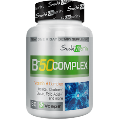 Suda Vitamin B 50 Complex 60 Kapsül