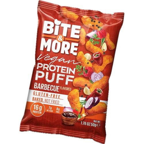 Bite More Proteinli Cips 50g Barbekü