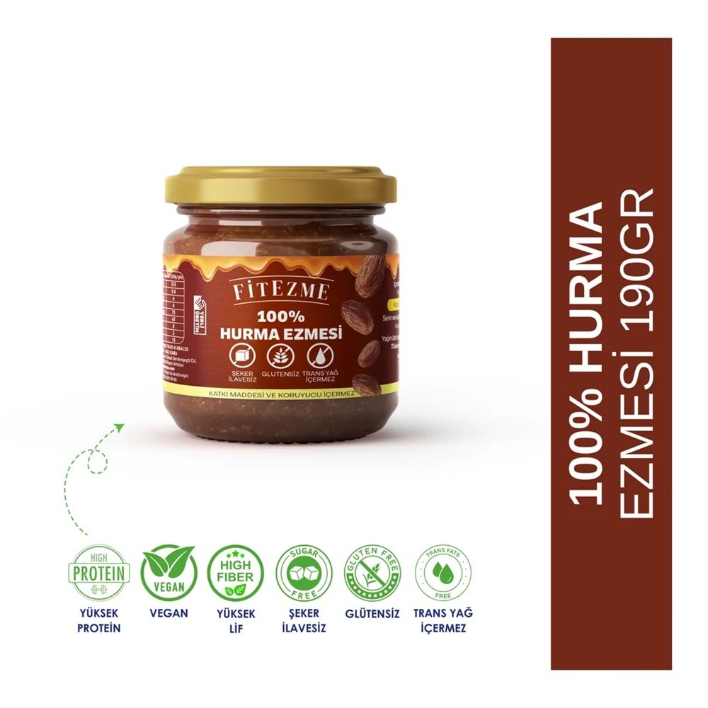 FİTEZME Hurma Ezmesi 190g
